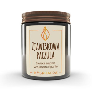 Świeca sojowa naturalna Zjawiskowa Paczula 190 g Bosphaera