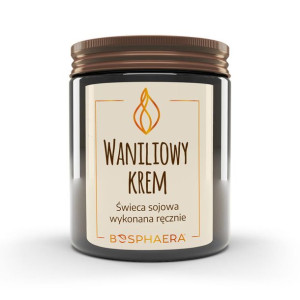 Bosphaera Waniliowy Krem Świeca Sojowa Waniliowa