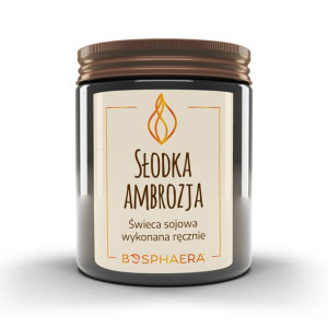 Świeca zapachowa sojowa Słodka Ambrozja Bosphaera