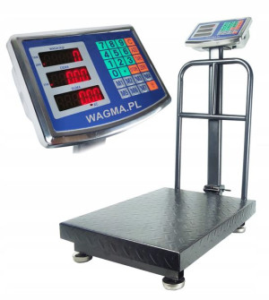 Waga elektroniczna 150kg 60x45 Magazynowa Towarowa