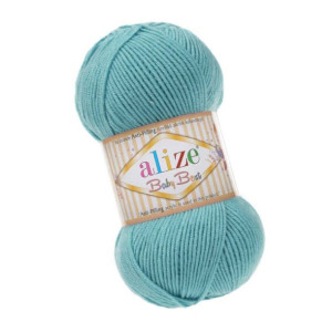 Włóczka Alize Baby Best - 164 Lazurowy Antypilingowa