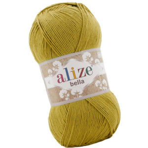 Włóczka Alize Bella 100 - 593 Oliwkowy (100% Bawełna)