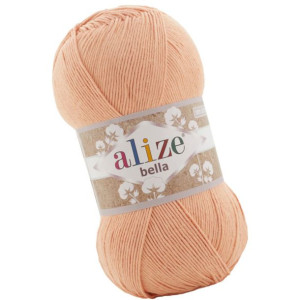 Włóczka Alize Bella 100 - 635 Łososiowy (100% Bawełna)