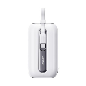 Joyroom powerbank 10000mAh Colorful Series 22.5W z 2 kablami biały