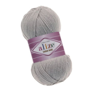 Włóczka Alize Cotton Gold - 21 Popielaty