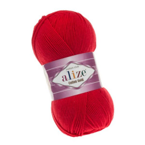 Włóczka Alize Cotton Gold - 56 Czerwony