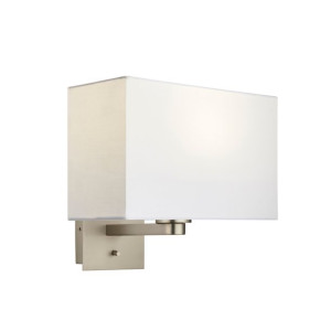 Issac Rectangular kinkiet biały 78031 Endon
