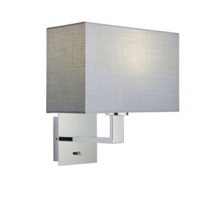 Norton Rectangular kinkiet chrom 78094 Endon