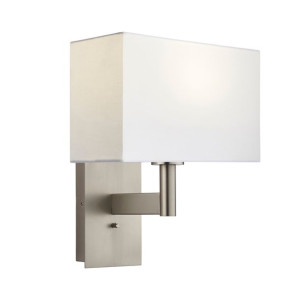 Owen Rectangular kinkiet srebrny 80305 Endon