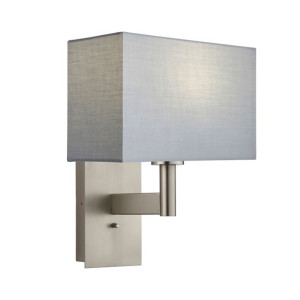 Owen Rectangular kinkiet szary 80306 Endon