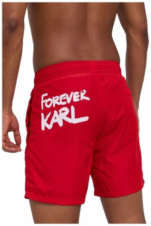 Szorty kąpielowe KARL LAGERFELD spodenki czerwone