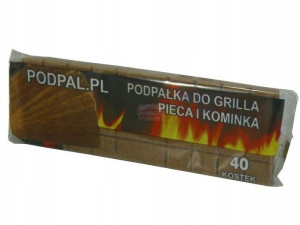Rozpałka , podpałka do grilla pieca 40 kostek