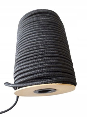 Lina linka elastyczn guma ekspandor 10mm 20m black