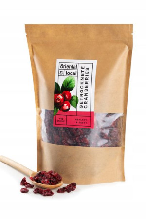 Żurawina Suszona Cięta 1000 G