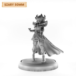 Figurka Rpg - Seria Humanoidy - Rycerze Zodiaku Lew - Szary 50 Mm