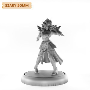 Figurka Rpg - Seria Humanoidy - Rycerze Zodiaku Rak - Szary 50 Mm