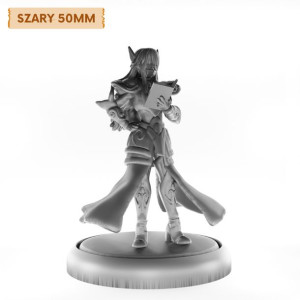 Figurka Rpg - Seria Humanoidy - Rycerze Zodiaku Wodnik - Szary 50 Mm