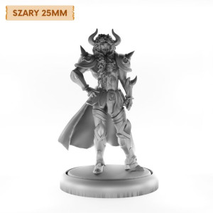 Figurka Rpg - Seria Humanoidy - Rycerze Zodiaku Byk - Szary 25 Mm