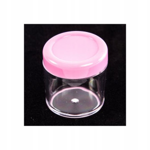 Pudełko Plastikowy Słoiczek Mini 37 X 37mm