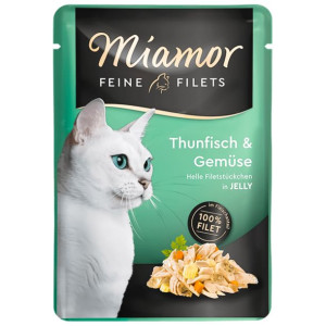 Miamor Filets Thunfisch & Gemuse - Tuńczyk Z Warzywami W Galarecie 100g