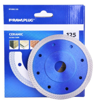 Rawlplug Tarcza Diamentowa Do Ceramiki Płytek 125x22,23mm