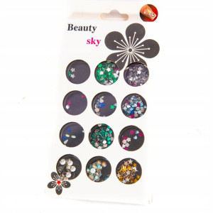 Ozdoby Do Paznokci Zestaw 12 Kolorów