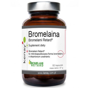 Kenay Bromelaina Bromelami Retard 60caps