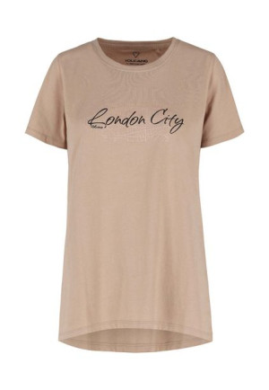 Damski T-shirt Z Nadrukiem Volcano T-london L