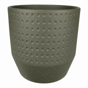Osłonka ceramiczna Nola zielona 13cm