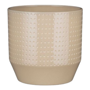 Osłonka ceramiczna Nola beżowa 13,5cm