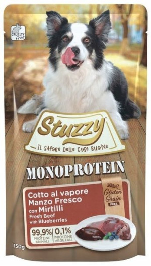Stuzzy Karma Monoprotein z Wołowiną dla Psów 150g
