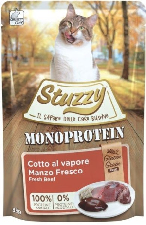 Stuzzy Karma Monoprotein z Wołowiną dla Kotów 85g