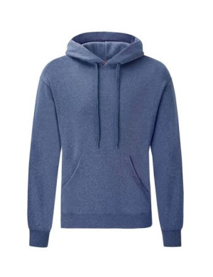 Fruit of the Loom Bluza męska Classic kangurka niebieski melanż (R6) XXL