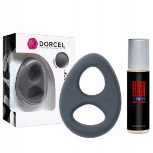 Podwójny pierścień erekcyjny i perfumy gratis.