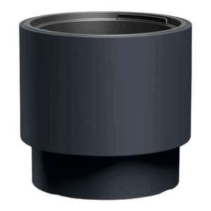 Doniczka Cylinder wysoki antracytowy 40cm