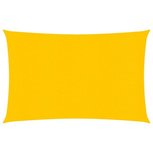 Żagiel przeciwsłoneczny, 160 g/m², żółty, 2,5x4,5 m, HDPE