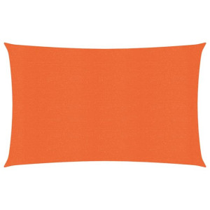 Żagiel przeciwsłoneczny, 160 g/m², pomarańcz, 2,5x4,5 m, HDPE