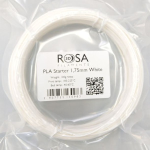 Filament ROSA3D PLA Starter White 1,75mm 100g