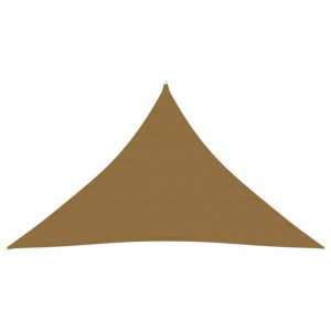 Żagiel przeciwsłoneczny, 160 g/m², taupe, 4x4x5,8 m, HDPE