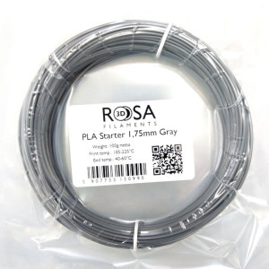 Filament ROSA3D PLA Starter Grey 1,75mm 100g