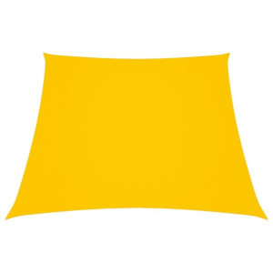 Trapezowy żagiel ogrodowy, tkanina Oxford, 2/4x3 m, żółty