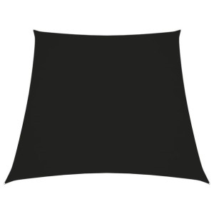 Żagiel ogrodowy, tkanina Oxford, trapezowy, 2/4x3 m, czarny