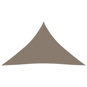 Trójkątny żagiel ogrodowy, tkanina Oxford, 5x5x6 m, taupe