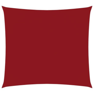 Kwadratowy żagiel ogrodowy, tkanina Oxford, 3,6x3,6 m, czerwony
