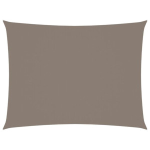 Prostokątny żagiel ogrodowy, tkanina Oxford, 3x4,5 m, taupe