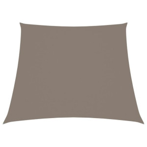 Trapezowy żagiel ogrodowy, tkanina Oxford, 3/5x4 m, taupe