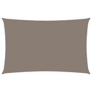 Prostokątny żagiel ogrodowy, tkanina Oxford, 2,5x5 m, taupe