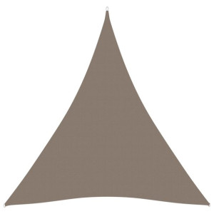 Trójkątny żagiel ogrodowy, tkanina Oxford, 4x4x4 m, taupe