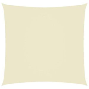 Żagiel ogrodowy, tkanina Oxford, kwadratowy, 6x6 m, kremowy