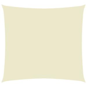Prostokątny żagiel ogrodowy, tkanina Oxford, 2,5x3 m, kremowy